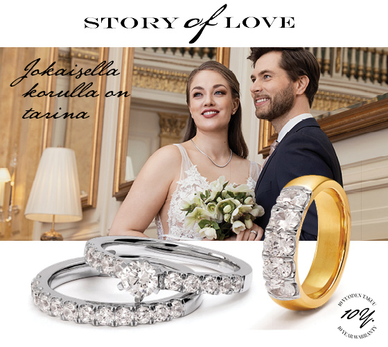 Tutustu tästä Story of Love timanttikoruvalikoimaan!