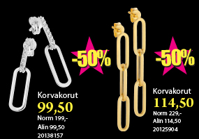 Tutustu kultakoruihin ja tilaa tästä! 