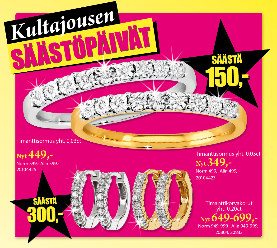 Tutustu huikeisiin tarjouksiin!