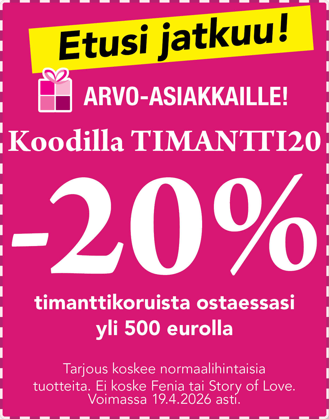 Tutustu ja tilaa!